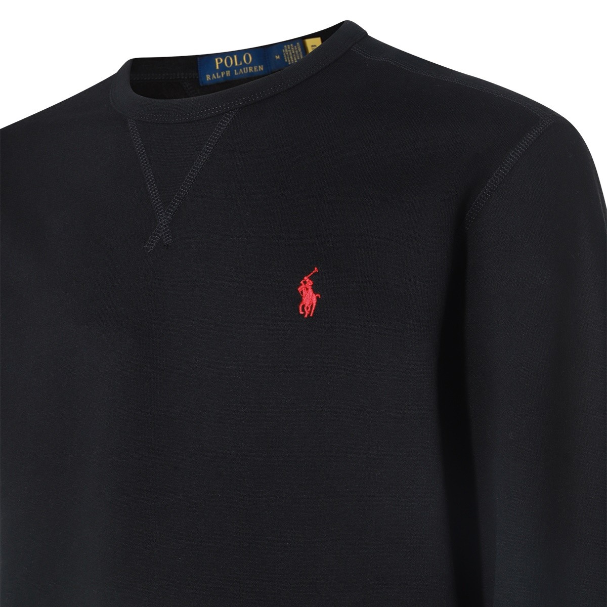 BLACK COTTON SWEATSHIRT