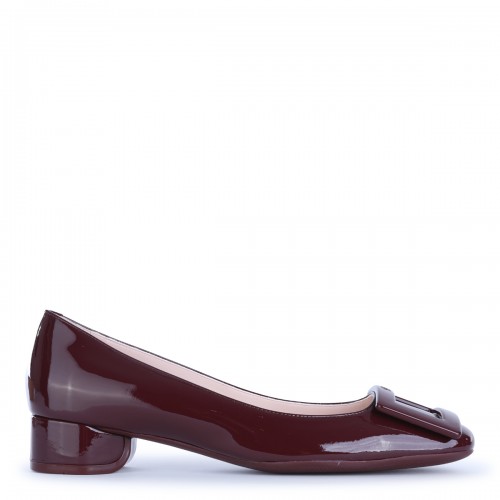 DEEP BORDEAUX VYNIL ROUNDY FLATS