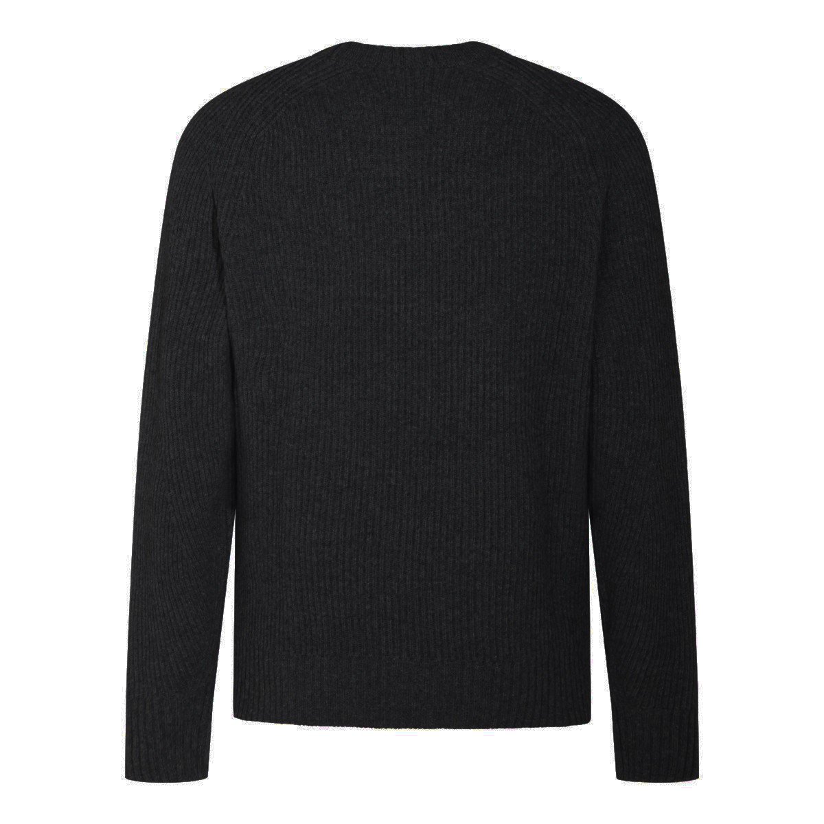 BLACK VIRGIN WOOL SWEATER