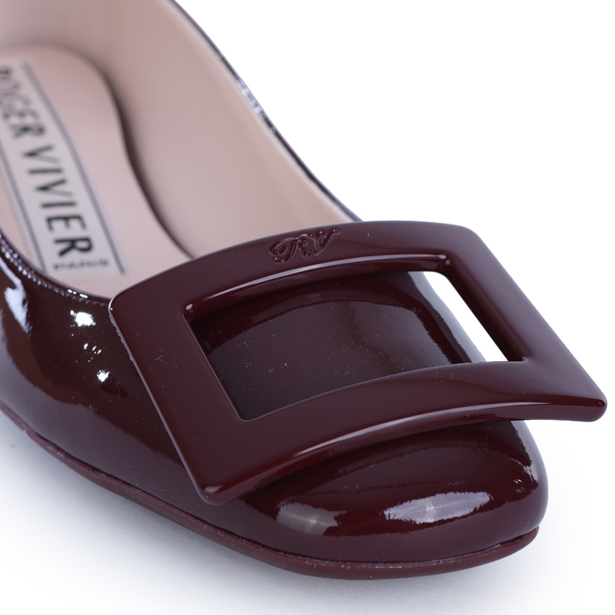 DEEP BORDEAUX VYNIL ROUNDY FLATS