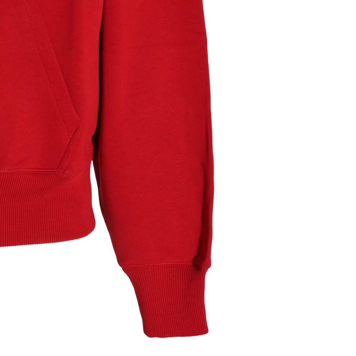 RED COTTON SWEATSHIRT