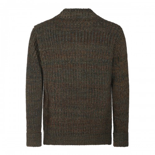 GREEN WOOL KNITWEAR