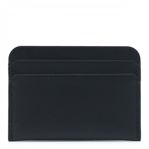 BLACK LEATHER CARD HOLDER