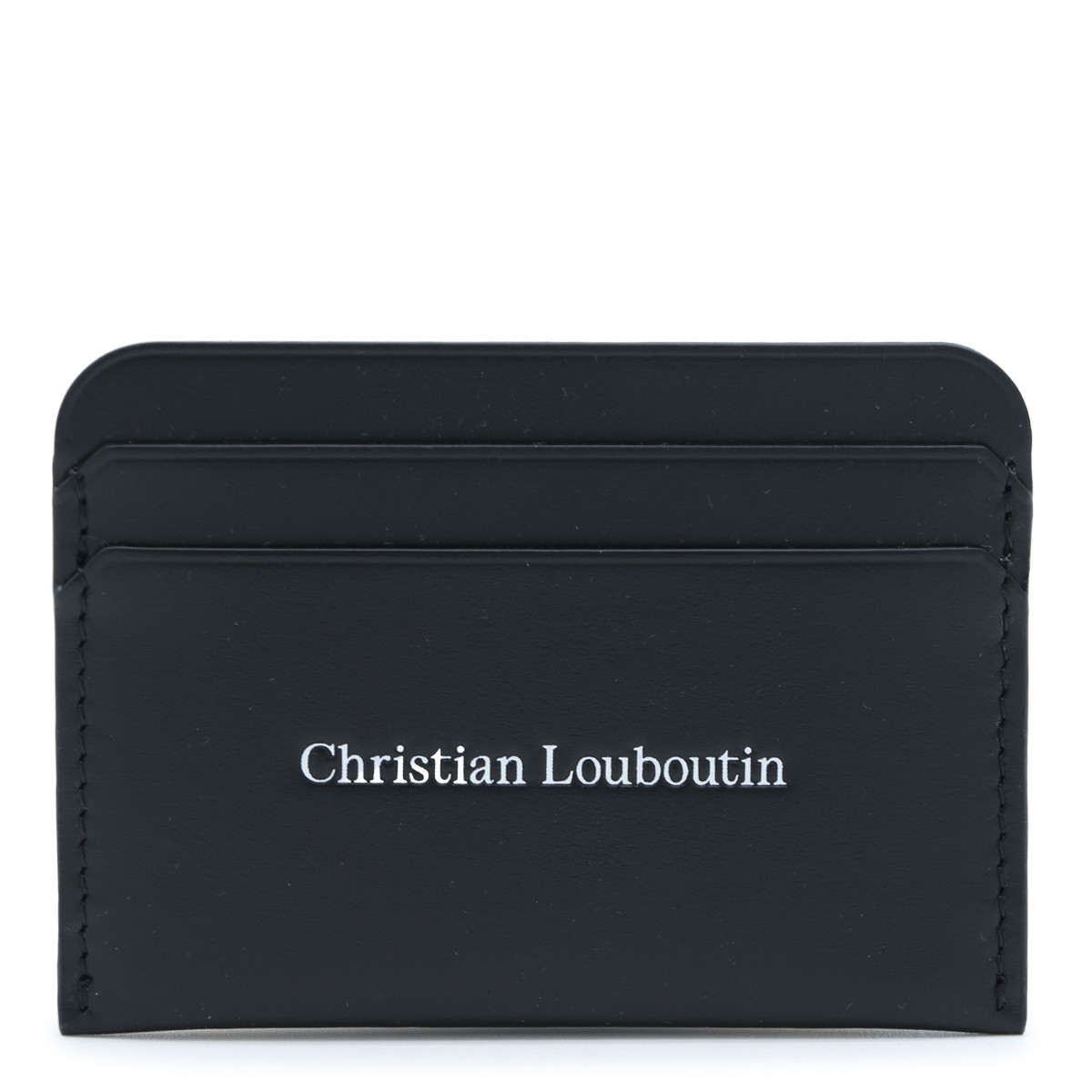 BLACK LEATHER CARD HOLDER