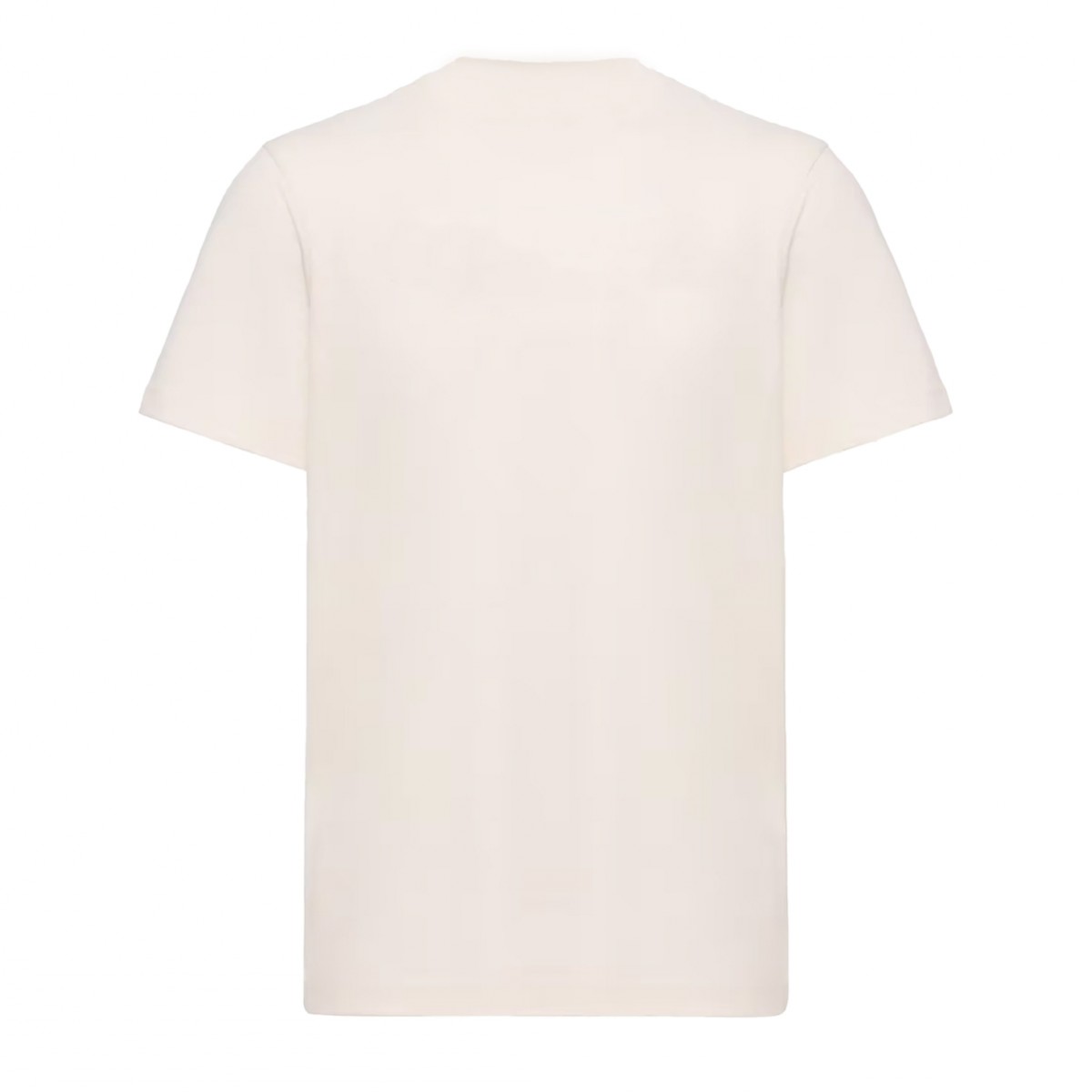 WHITE COTTON T-SHIRT