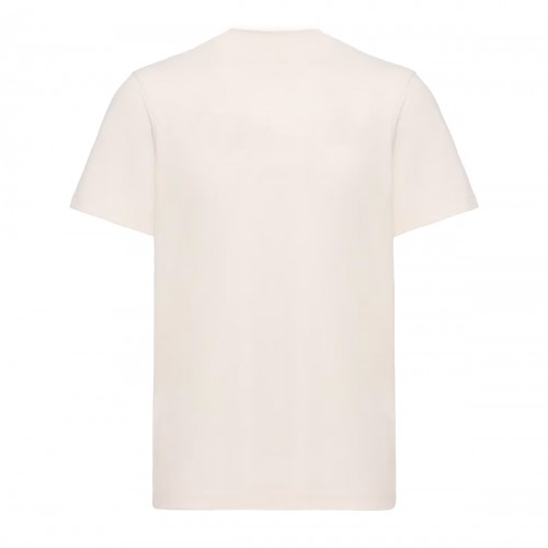 WHITE COTTON T-SHIRT