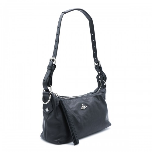 BLACK LEATHER EMMA SHOULDER... 2