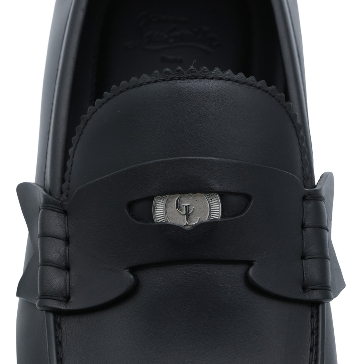 BLACK LEATHER LOAFERS