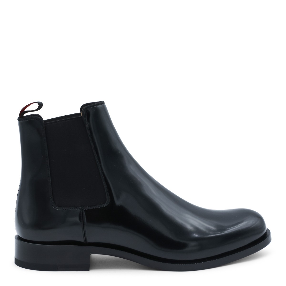BLACK LEATHER BOOTS
