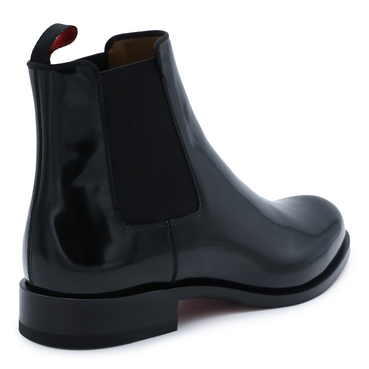 BLACK LEATHER BOOTS