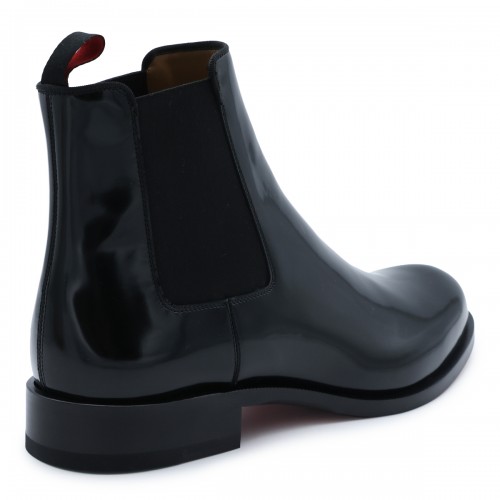 BLACK LEATHER BOOTS