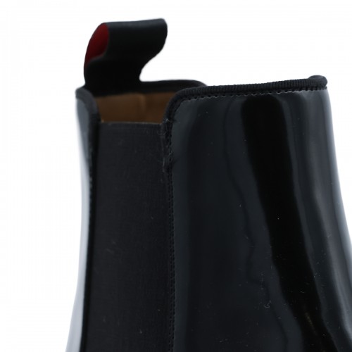 BLACK LEATHER BOOTS