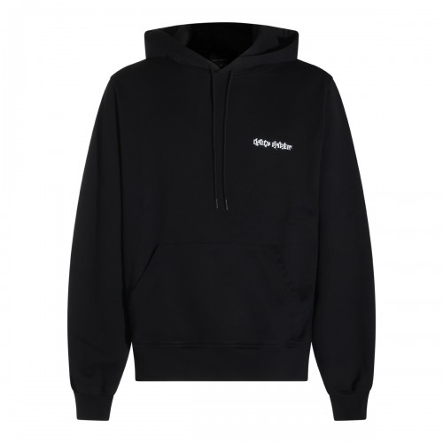 BLACK COTTON SWEATSHIRT