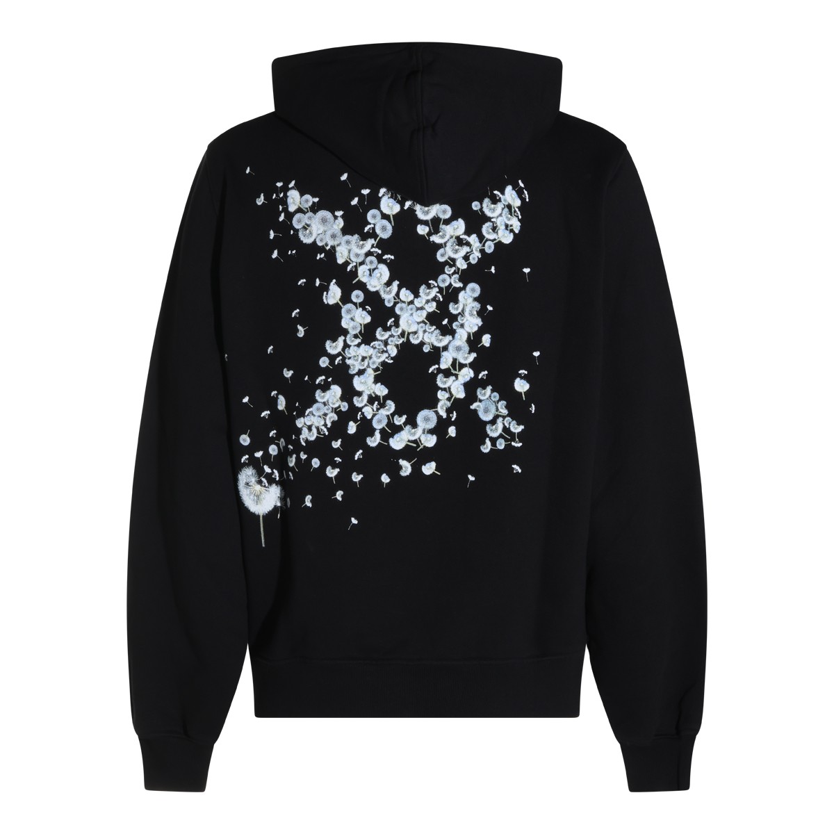 BLACK COTTON SWEATSHIRT