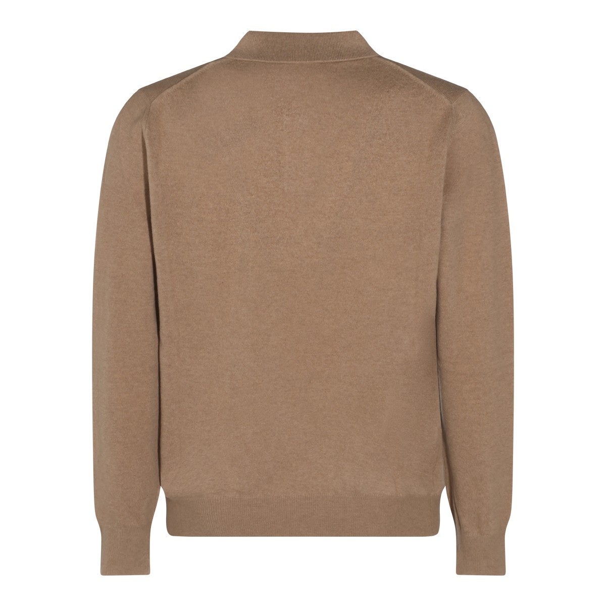 BEIGE VIRGIN WOOL SWEATER