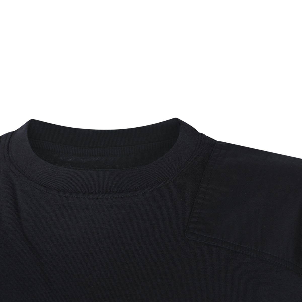 BLACK COTTON T-SHIRT