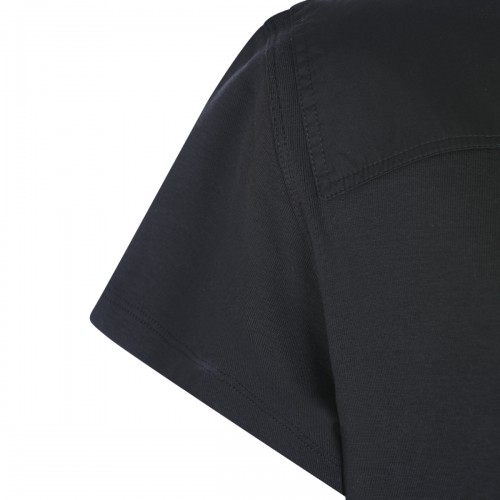 BLACK COTTON T-SHIRT