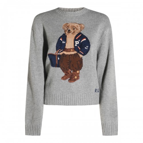 GREY WOOL KNITWEAR