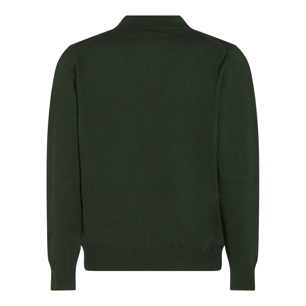 DARK GREEN VIRGIN WOOL SWEATER
