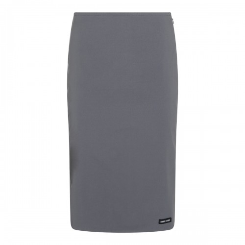 GREY COTTON SKIRT