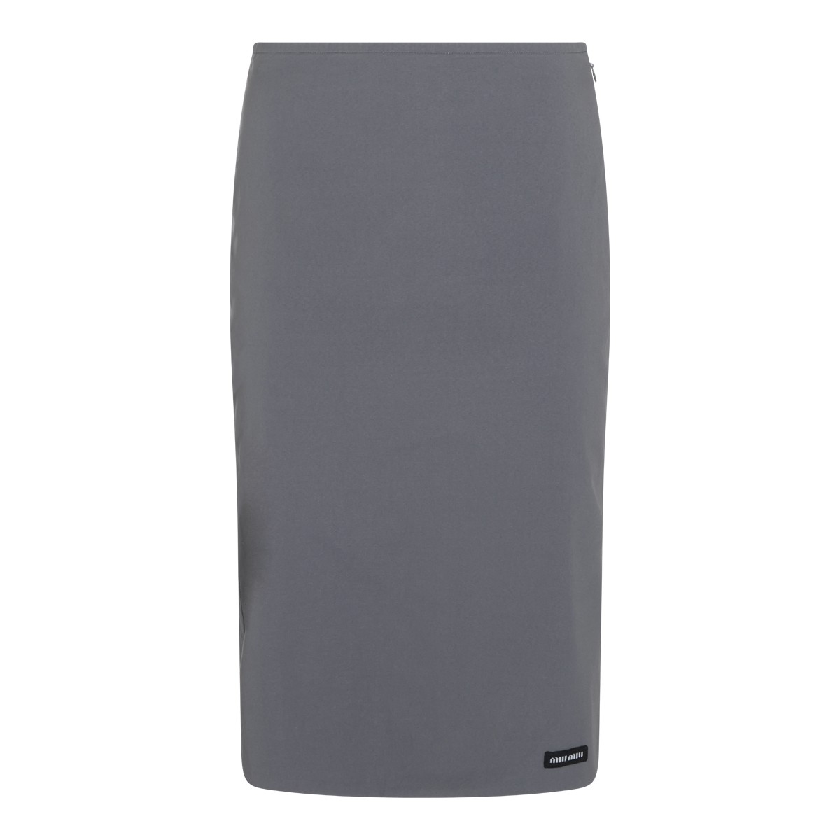 GREY COTTON SKIRT