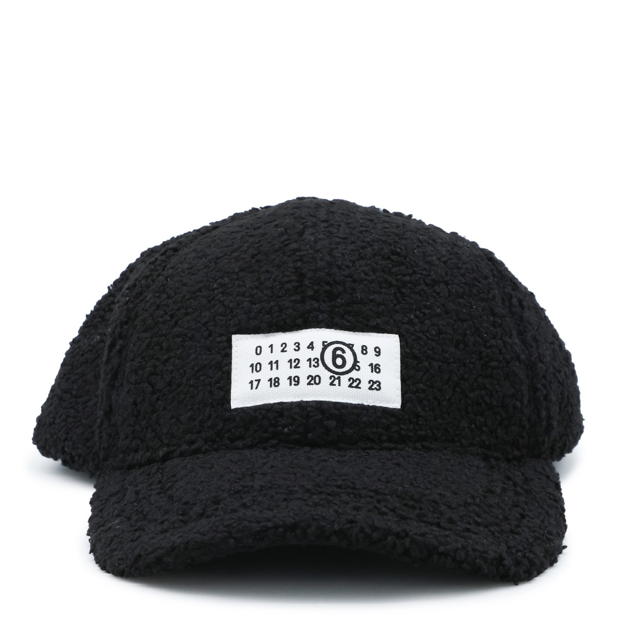 BLACK COTTON LOGO BASEBALL CAP