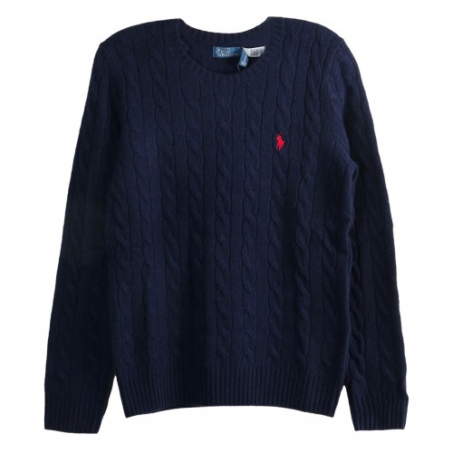 NAVY WOOL AND CASHMERE...