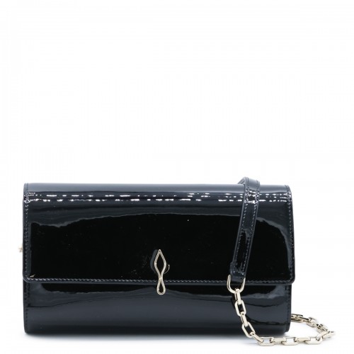 BLACK LEATHER BETTINA...