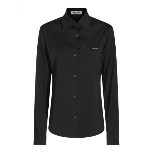 BLACK COTTON SHIRT