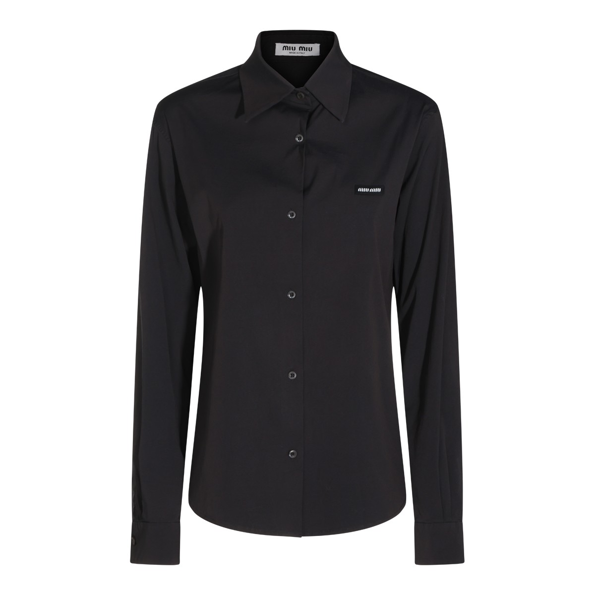BLACK COTTON SHIRT