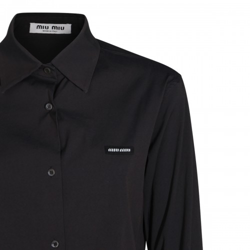 BLACK COTTON SHIRT