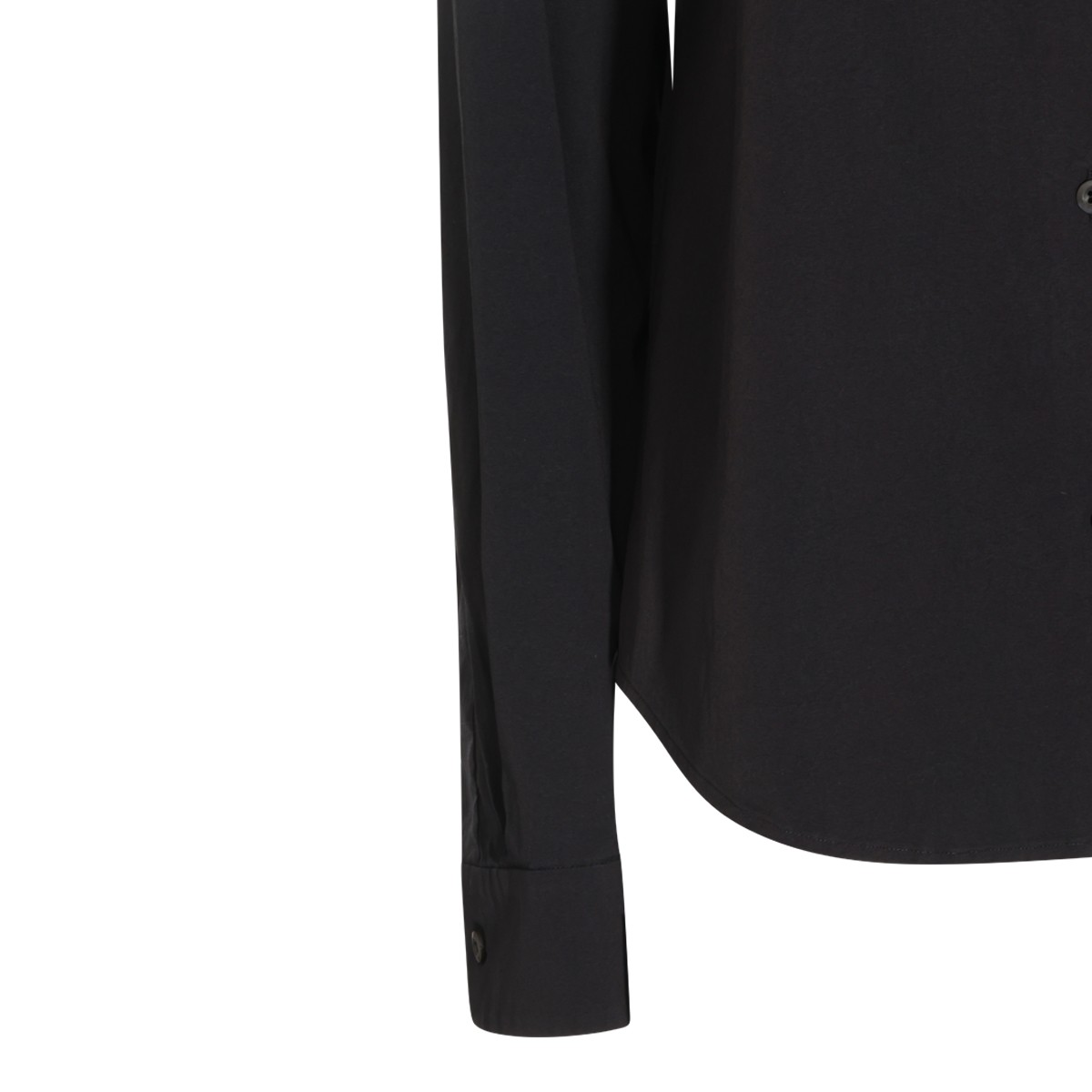 BLACK COTTON SHIRT