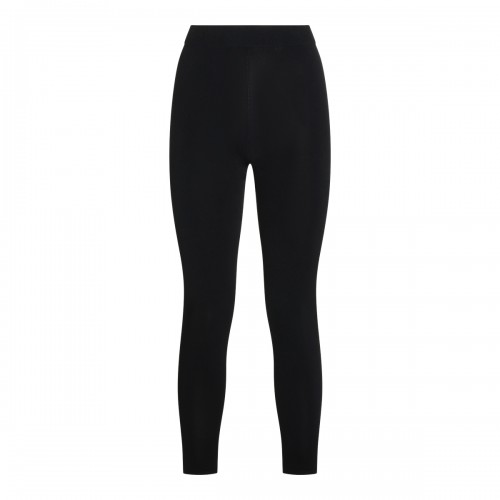 BLACK VISCOSE PANTS