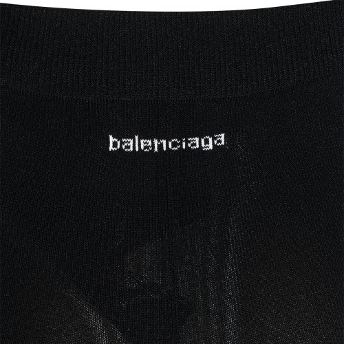 BLACK VISCOSE PANTS