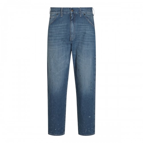 DARK BLUE COTTON DENIM JEANS