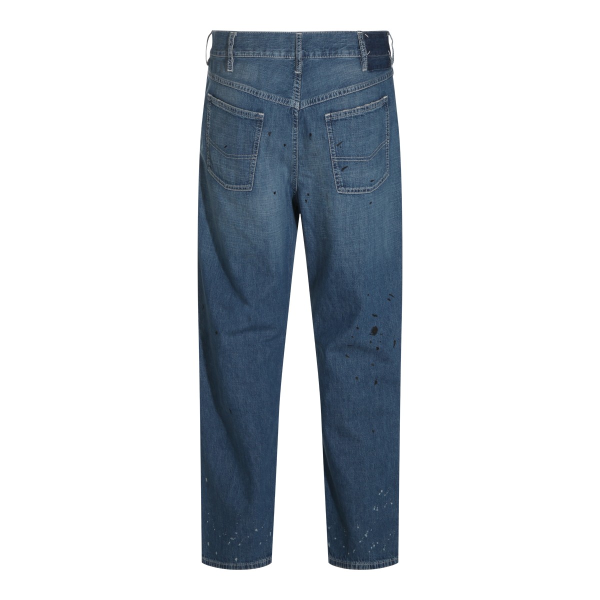 DARK BLUE COTTON DENIM JEANS