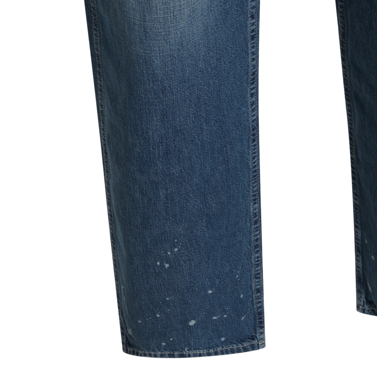 DARK BLUE COTTON DENIM JEANS