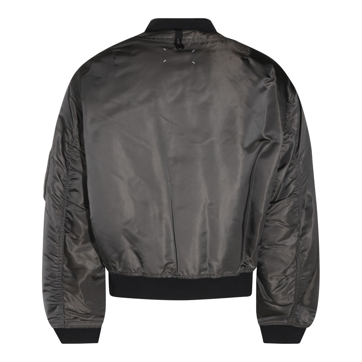 GREY BOMBER CASUAL JACKET
