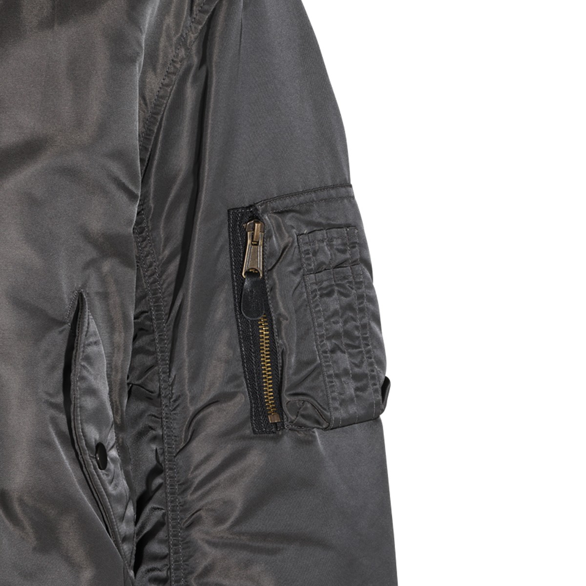 GREY BOMBER CASUAL JACKET