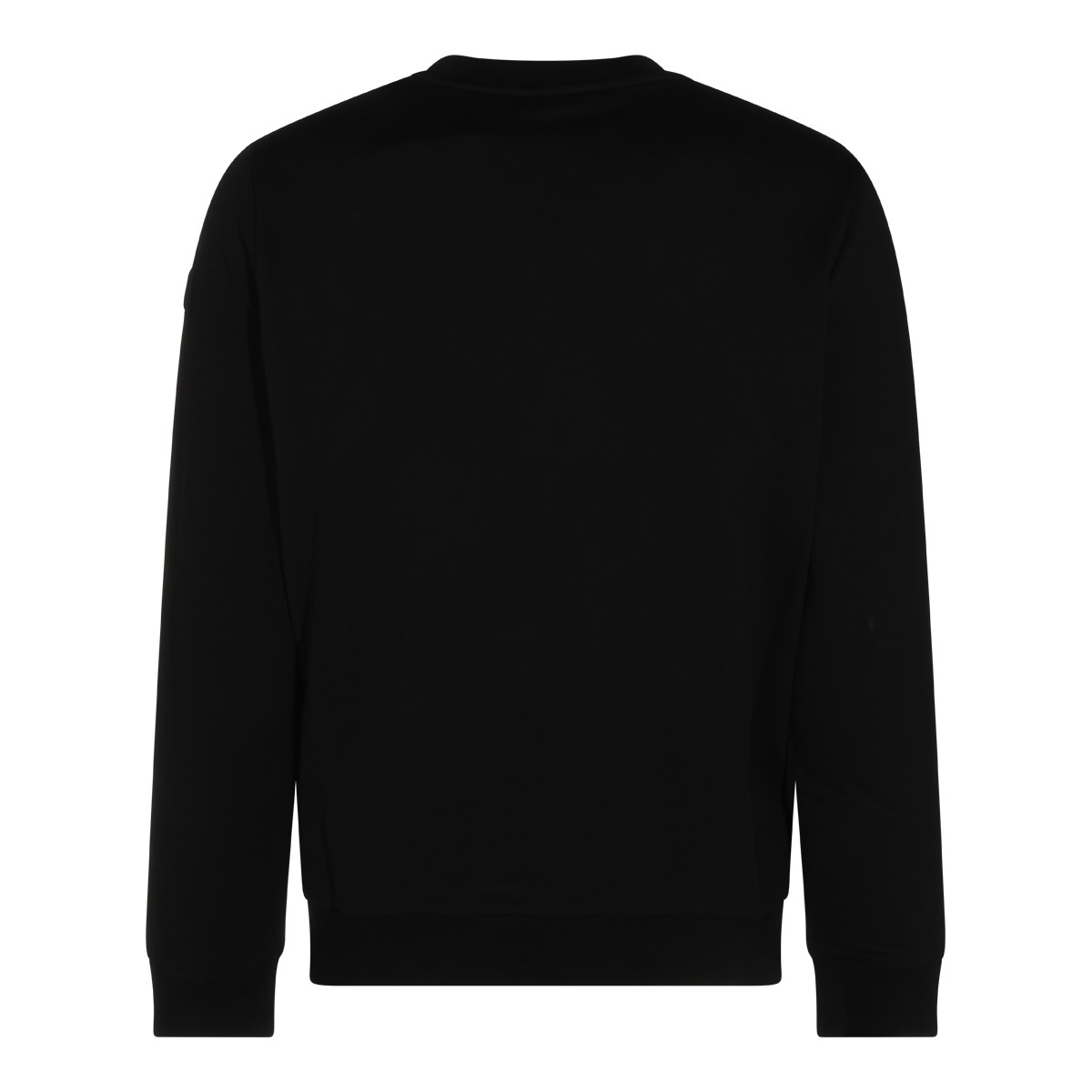 BLACK COTTON SWEATSHIRT