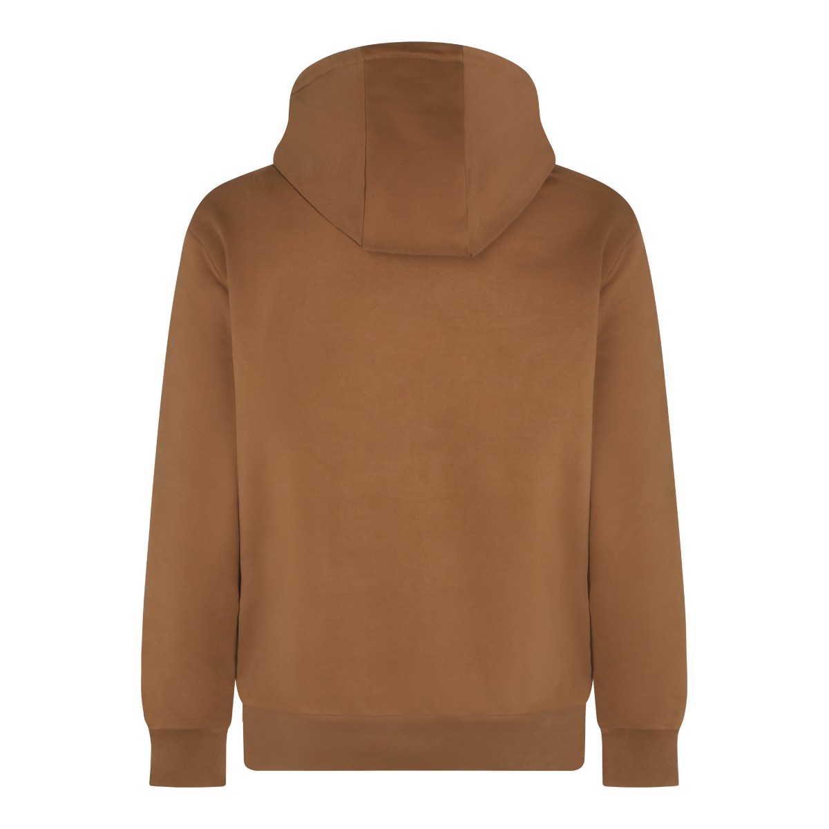 BROWN COTTON SWEATSHIRT