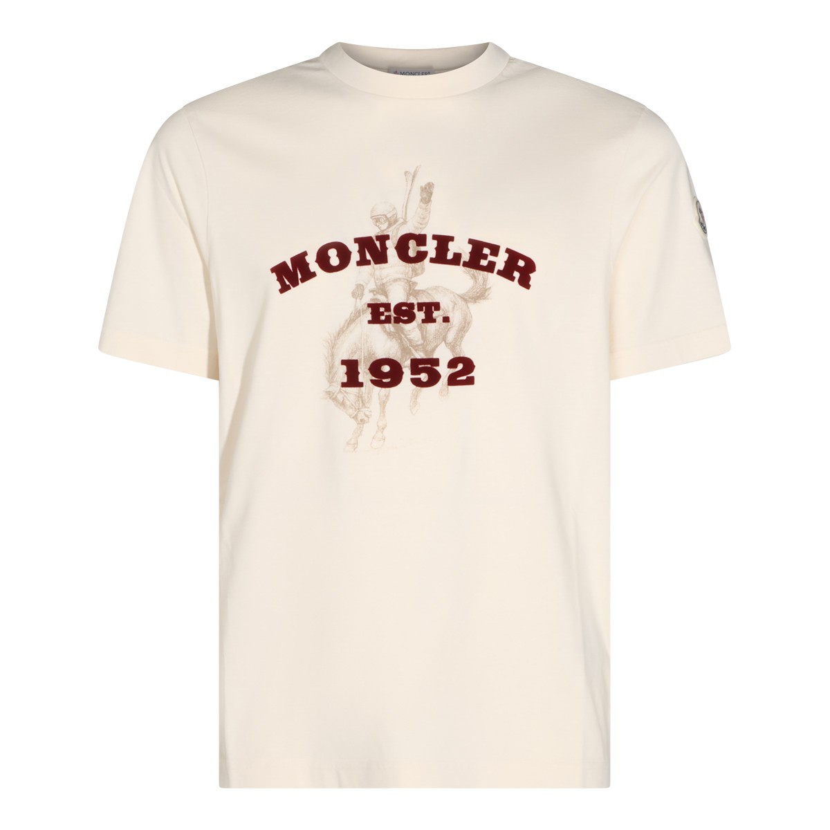 CREAM COTTON T-SHIRT