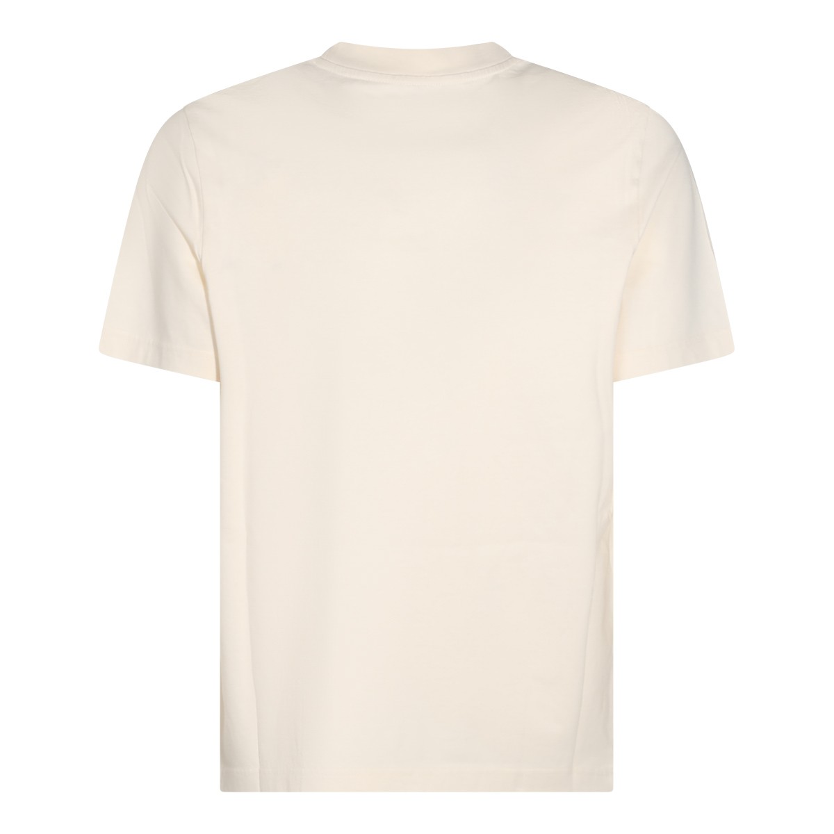 CREAM COTTON T-SHIRT