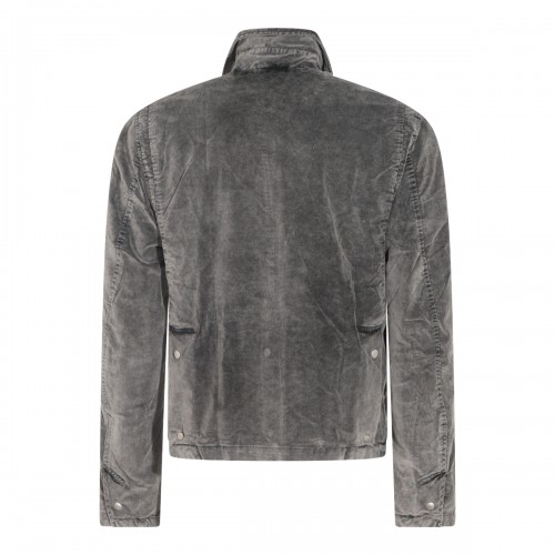 USED GREY COTTON CASUAL JACKET 2
