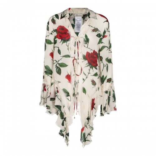 AMBER LIGHT AND LIPSTICK VISCOSE SHIRT
