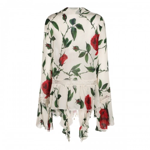 AMBER LIGHT AND LIPSTICK VISCOSE SHIRT
