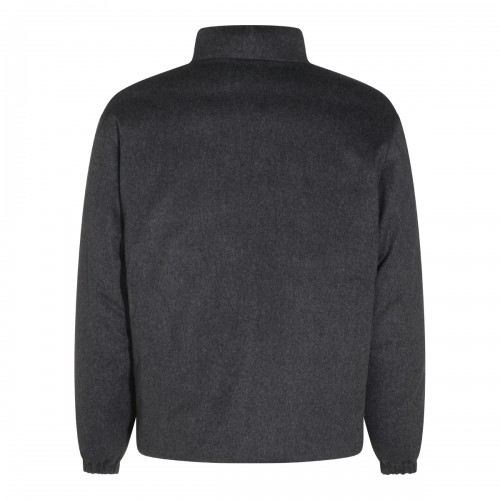 ASPHALT WOOL CASUAL JACKET