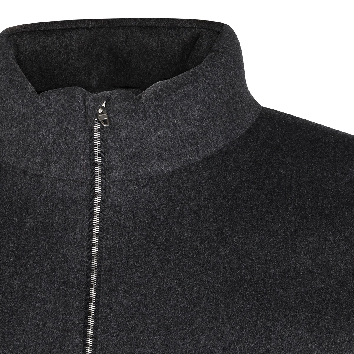 ASPHALT WOOL CASUAL JACKET