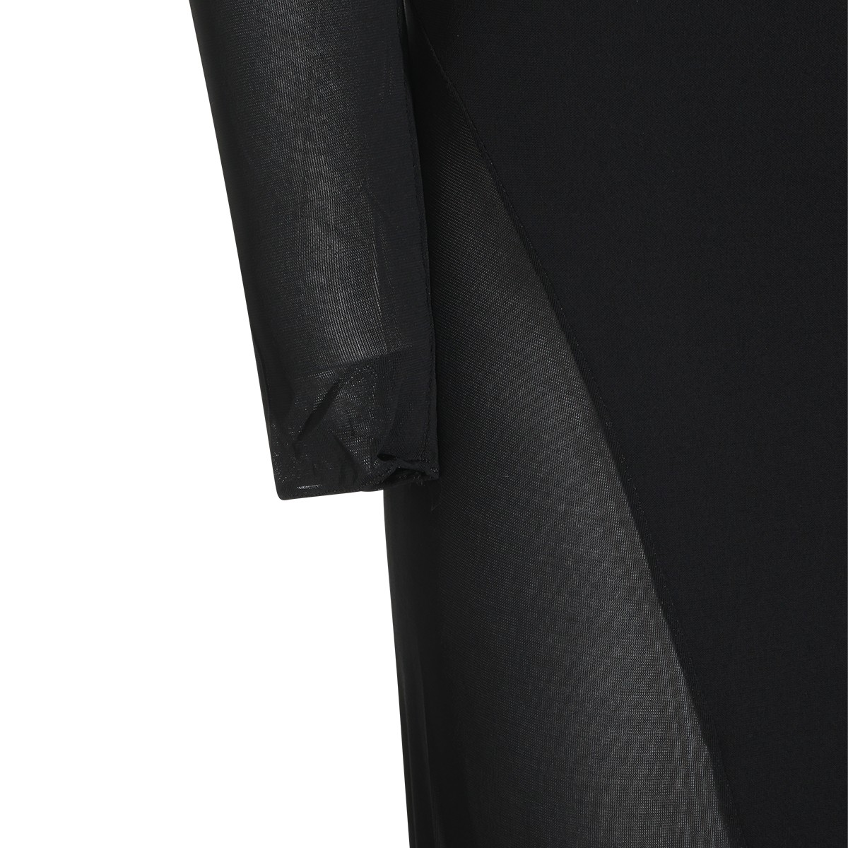 BLACK STRETCH LONG DRESS