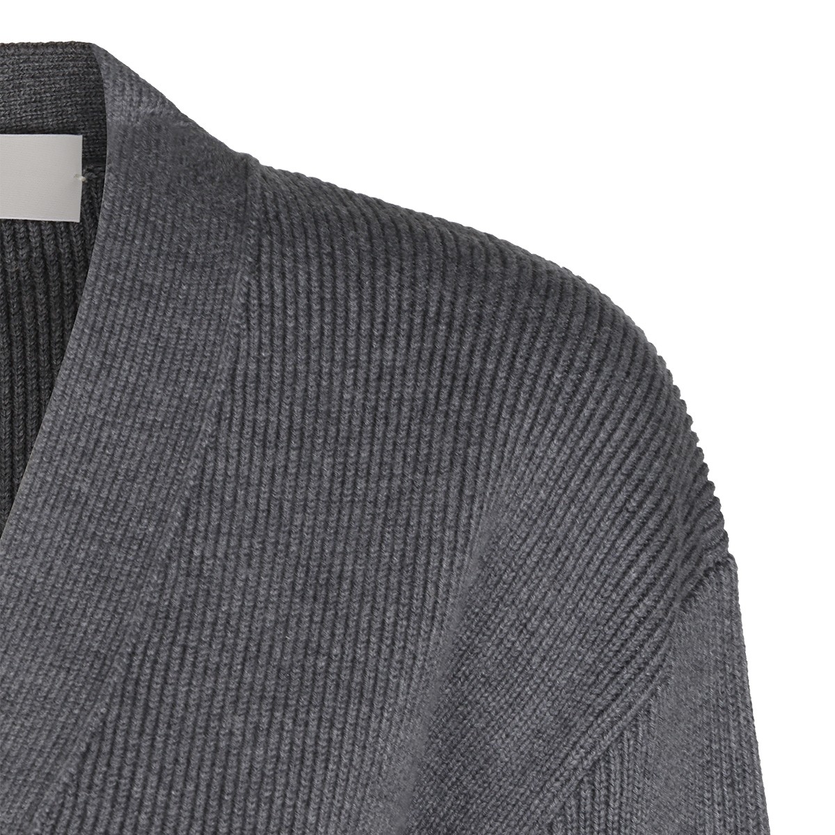 GREY COTTON CARDIGAN